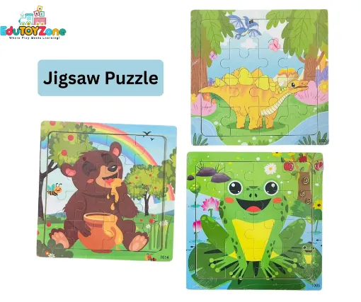 Picture of Wooden Jigsaw Puzzle 16 pcs