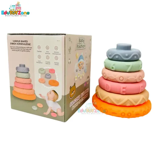 Picture of Silicone Building Blocks 3D Stacking - Soft Block