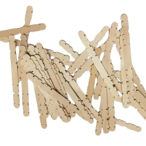 Picture of Wooden Craft Sticks without Colour - GY2014