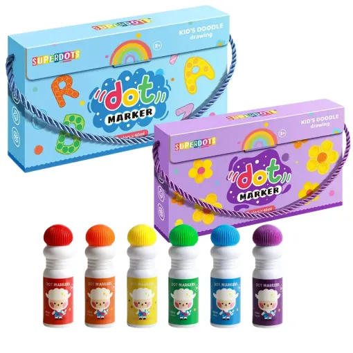 Picture of 6 Colors Dot Marker - 40ml