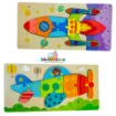 Picture of Wooden Colorful Puzzle Board
