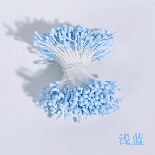 Picture of 2mm stamens light blue (about 200 pieces)