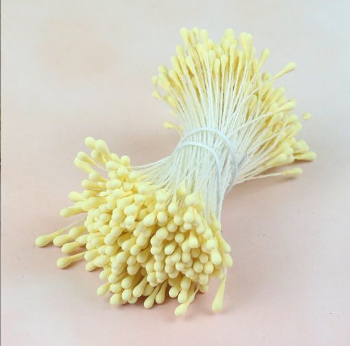 Picture of 2mm stamens light yellow (about 200 pieces)