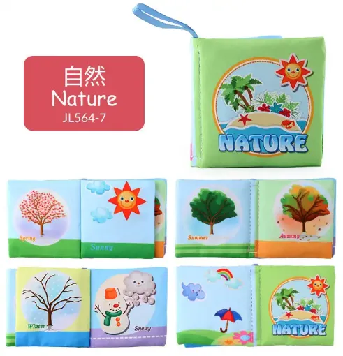 Picture of Nature Learning Baby Cloth Book – Washable & Tear Resistant - JL564-7