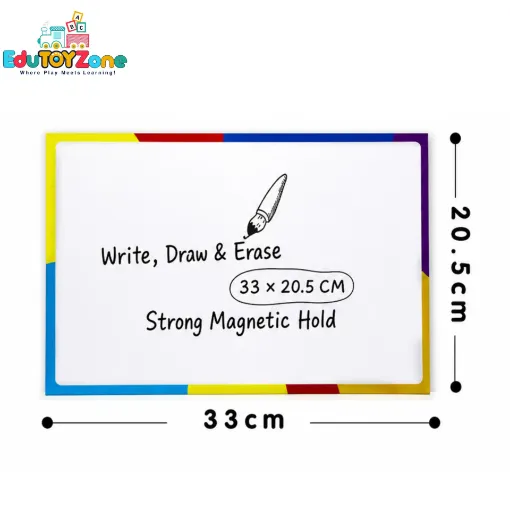 Picture of Double-Sided Magnetic White Board (33×20.5cm size)
