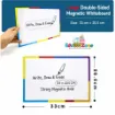 Picture of Double-Sided Magnetic White Board (33×20.5cm size)