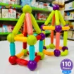Picture of Magnetic Sticks STEM playing Set - 110 Pcs