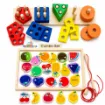 Picture of Lacing, Fishing & Shape Sorting - Combo Set