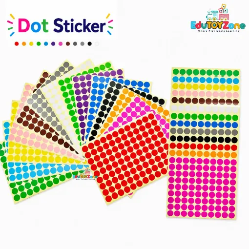 Picture of (14page) Dot Sticker 16mm (8*12 pcs)