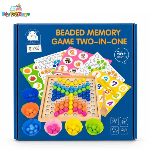 Picture of Beads Memory Game Two In One