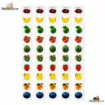 Picture of Fruit Stickers (50 Pcs)
