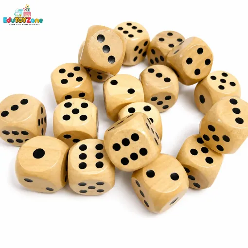 Picture of Wooden Dice 16mm (3Pcs)