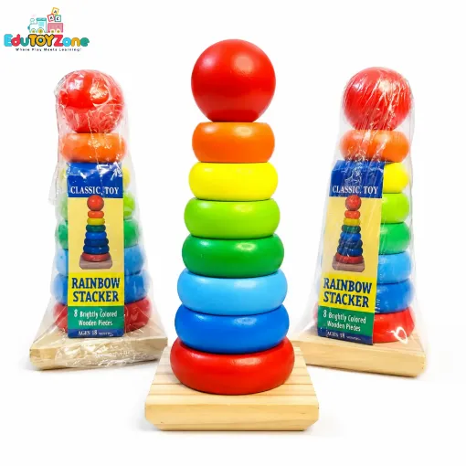 Picture of Wooden Rainbow Tower Without Box