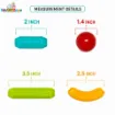 Picture of Magnetic Sticks STEM playing Set - 66 Pcs