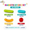 Picture of Magnetic Sticks STEM playing Set - 66 Pcs