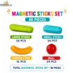 Picture of Magnetic Sticks STEM playing Set - 88 Pcs
