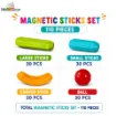 Picture of Magnetic Sticks STEM playing Set - 110 Pcs