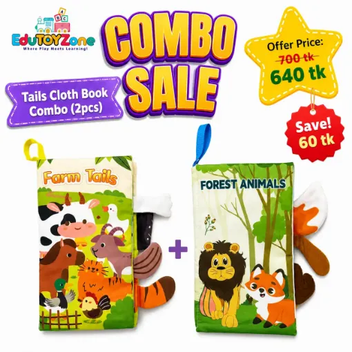 Picture of Tails Cloth Book - Combo (2Pcs)
