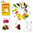 Picture of Bangla English written Fruits  Flash Card Quality Version