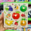 Picture of Matching Puzzle Wooden Pin Board -Fruits  (Mini Size)