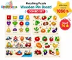 Picture of Matching Puzzle Wooden Pin Board Combo
