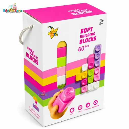 Picture of Soft Building Block Puzzle - 60 Pcs