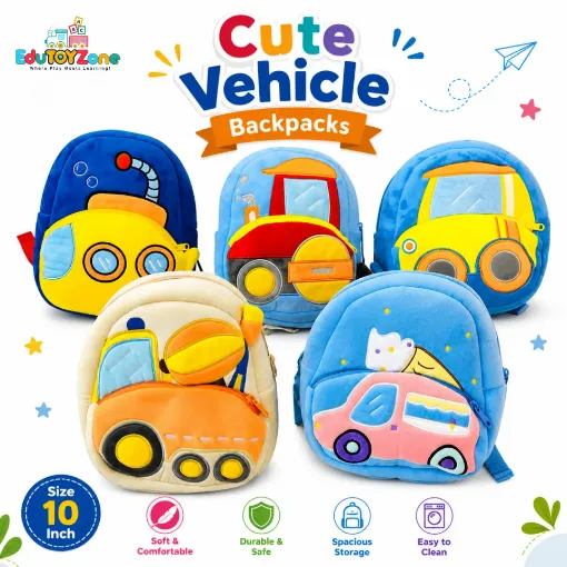 Picture of Children's Cute Vehicle Backpack