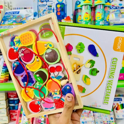 Picture of Fruits Lacing, Fishing & Cutting Vegetable - Combo Set