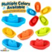 Picture of Colorful Stacking Boats Baby Bath Toy (5 pcs)