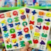 Picture of Wooden Alphabet &  Number Puzzle - Combo