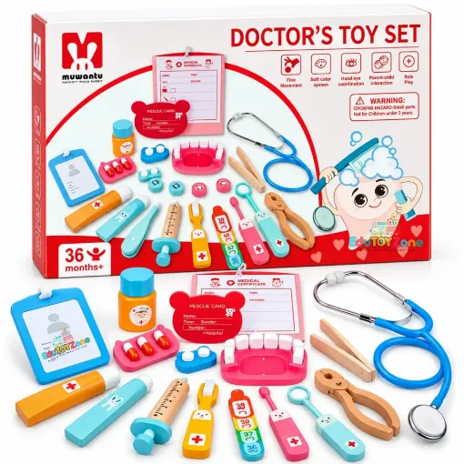 Picture of Doctor Toy Set for Kids – Medical & Dental Kit