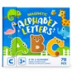 Picture of Magnetic Alphabet Letters Set – Uppercase & Lowercase 78 Pcs