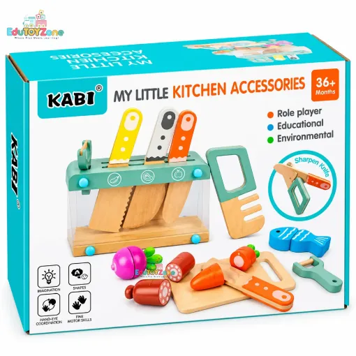 Picture of My Little Kitchen Accessories – Wooden Play Set