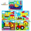 Picture of Colorful Jigsaw Puzzle with White Board