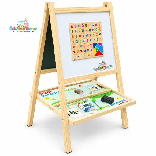 Picture of Magnetic Double Sided Education Board with Tray (34.5X 20.5 inch)