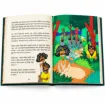Dadar Kiccha (দাদার কিচ্ছা) Bengali storybook by মোঃ শহীদুল্লাহ ভূঁইয়া, showing open inside pages with Bangla story text and colorful illustrations of characters hiding in a forest.