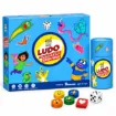 Goofi Ludo Adventure – Germ War Board Game box with storage tube, dice and colorful game pieces, featuring cartoon characters and a germ-themed design.