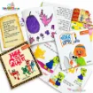 Goofi EI Series – Bangla Emotional Intelligence Story Books (5 Pcs) showing open inside pages with Bengali story text, colorful drawings and illustrated characters, alongside storybook covers from the series.