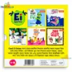 Goofi EI Series – Bangla Emotional Intelligence Story Books (5 Pcs) showing the yellow back cover with all five Bengali storybook titles, colorful cover illustrations, series description, recommended age 4–10 years and barcode.
